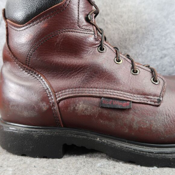 Red Wing Shoes Mens 14 Boot Steel Toe Work EH Leather Supersole Waterproof Brown - Picture 3 of 16